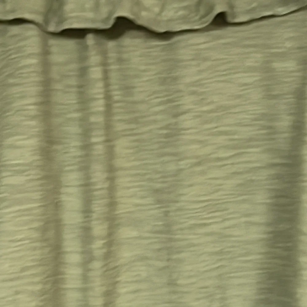 Old Navy 3/4 Sleeve Tee with ruffle, XL 14, 100% cotton, olive green